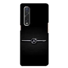 Силиконовый бампер с картинкой машины на Oppo Find X2 – Mercedes