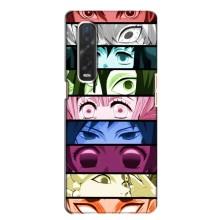 Силиконовые чехлы с глазами Anime для Файнд Х2 – Глаза Хашира