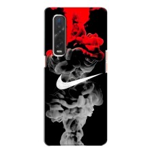 Силиконовый Чехол на Oppo Find X2 с картинкой Nike – Nike дым