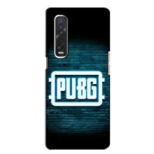 Чехол (TPU) с картинкой "Лого Пабг" на Файнд Х2 (Лого PUBG)