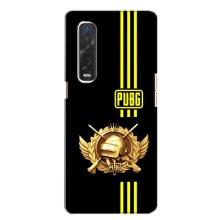Чехол (TPU) с картинкой "Лого Пабг" на Файнд Х2 (Лого PUPG)