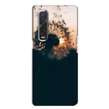 Силиконовый Чехол с одуванчиками на Oppo Find X2 – Красивый одуванчик