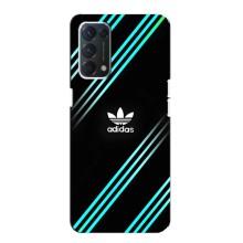 Чохли Адидас для Oppo Find X3 Lite (AlphaPrint) (Адідас з полосами)
