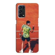 Чехлы с принтом Спортивная тематика для Oppo Find X3 Lite – Алькарас Теннисист