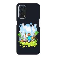 Чохол Майнкрафт на Oppo Find X3 Lite (AlphaPrint) Minecraft
