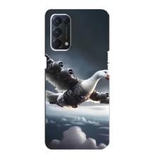 Чохол з мемом Тралалело тралала на Oppo Find X3 Lite – Бомбардіні гусіні