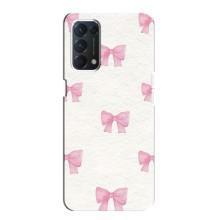 Чехол с бантиками на Оппо Финд х3 Лайт (Большие бантики)