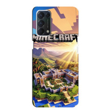 Чохол з картинками Майнкрафт для OPPO Знайти ХЗ Лайт – Minecraft