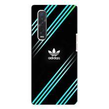 Чехлы Адидас для Oppo Find X3 Pro (AlphaPrint) (Адидас с полосами)