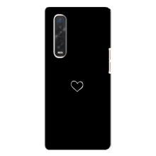 Чехлы для любимой на Оппо Финд х3 Про (VPrint) (Маленькое сердечко)