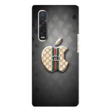 Чехлы ГУЧЧИ для Оппо Финд х3 Про (AlphaPrint) (Apple gucci)