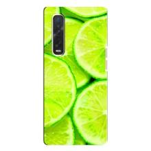 Чехлы с Фруктами для Oppo Find X3 Pro (VPrint) (Лайм)