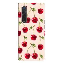 Чехлы с Фруктами для Oppo Find X3 Pro (VPrint) (Вишня)