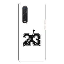 Чехлы для Oppo Find X3 Pro - с картинкой JORDAN (AlphaPrint) (Jordan 23)