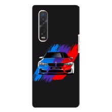 Чехол BMW для Оппо Финд х3 Про – Цветная БМВ