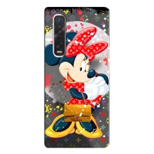 Чохол Disney Mouse Oppo Find X3 Pro (PREMIUMPrint) – Minni з бантіком