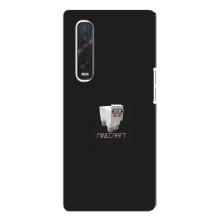 Чехол Майнкрафт на Oppo Find X3 Pro (AlphaPrint) Minecraft (Овечка Майнкрафт)
