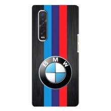 Чехол для Оппо Финд х3 Про - с принтом БМВ (AlphaPrint) (Лого BMW)