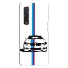 Чехол для Оппо Финд х3 Про - с принтом БМВ (AlphaPrint) (Машина БМВ)