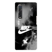 Чехол для Oppo Find X3 Pro - с принтом Найк (AlphaPrint) (Лого Найк)