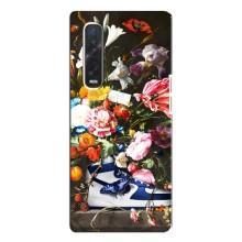 Чехол для Oppo Find X3 Pro - с принтом Найк (AlphaPrint) (Стиль Найк)