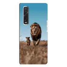 Чехол Король лев на Оппо Финд х3 Про (Мусафа и Симба)