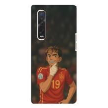 Чехол с футболистом Ламин Ямаль Oppo Find X3 Pro (Ямаль аниме)