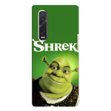 Чехол с мультфильмом Шрек на Oppo Find X3 Pro – Шрек
