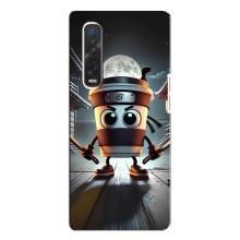 Чехол с мемом Тралалело тралала на Oppo Find X3 Pro – Капучино асасино