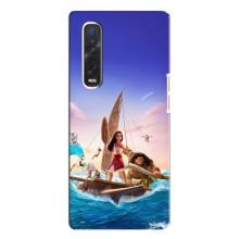 Чехол с мультфильмом Моана Oppo Find X3 Pro (Моана и Мауи)