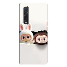 Чехол с Лабубу на Oppo Find X3 Pro (Лабубу)