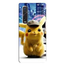 Чехол с Пикачу на Oppo Find X3 Pro – Пикачу в городе