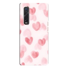 Чехол с розовым рисунком для Oppo Find X3 Pro