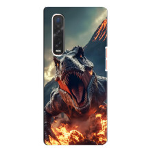 Чехол с картинкой «Хищники» для Oppo Find X3 Pro – Динозавр