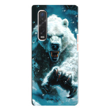 Чехол с картинкой «Хищники» для Oppo Find X3 Pro – Медведь