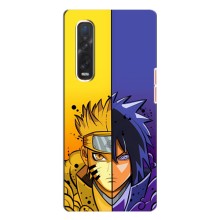Купить Чехлы на телефон с принтом Anime для Оппо Финд Х3 Про – Naruto Vs Sasuke