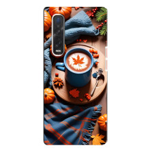 Чохол з унікальним дизайном 'Осінь з кавою' для Oppo Find X3 Pro – Кава і гарбузики