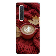 Чохол з унікальним дизайном 'Осінь з кавою' для Oppo Find X3 Pro – Кава на ковдрі