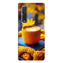 Чохол з унікальним дизайном 'Осінь з кавою' для Oppo Find X3 Pro – Кава з жовтим