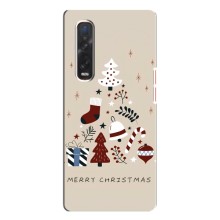 Різдвяні Чохли для Oppo Find X3 Pro (VPrint) (Merry Christmas)