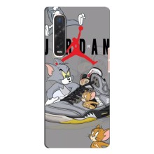 Силиконовый Чехол Nike Air Jordan на Оппо Финд Х3 Про – Air Jordan