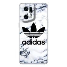 Чохли Адидас для OPPO Find X5 Pro (AlphaPrint) (Адідас на мраморі)