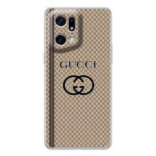 Чехлы Бренд GUCCI для OPPO Find X5 Pro – Стиль Гуччи