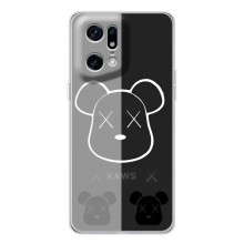 Чохли для OPPO Find X5 Pro - Bearbrick Louis Vuitton (PREMIUMPrint) – БеарБрік очі