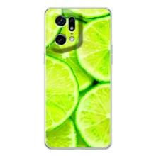 Чохли з фруктами для OPPO Find X5 Pro (VPrint) (Лайм)