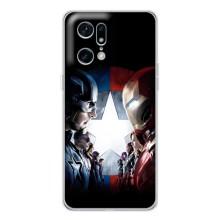 Чехлы с героями Марвел OPPO Find X5 Pro (VPrint)