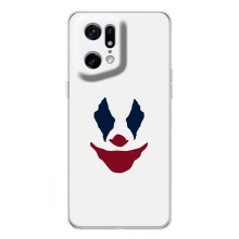 Чохли з картинкою Джокера на OPPO Find X5 Pro (Джокер обличча)