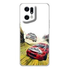 Чохли з Машинами на Файнд Х5 Про (VPrint) (Гоночні Тачки)