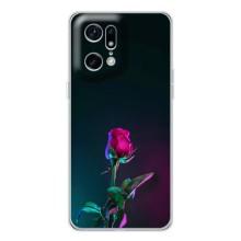 Чохли з принтом Троянд для OPPO Find X5 Pro – Нічна троянда