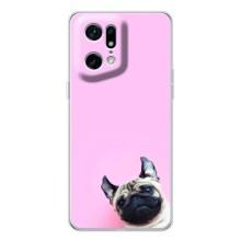 Чохли з собаками для OPPO Find X5 Pro (VPrint) (Смішна собака)